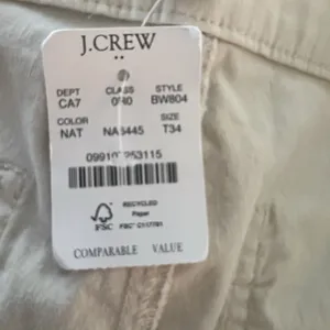 J Crew Women’s Pants 34T‎ Linen Blend Wide Leg Pants thumbnail 5