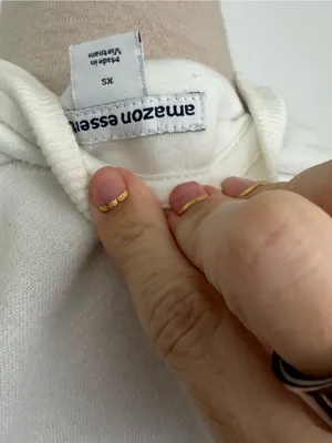 Amazon Embroidered Wifey White Crewneck Sweatshirt Bridal Engagement Wedding XS thumbnail 4