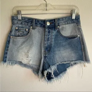 Superdown Lydia Two Tone Short in Blue Multi size 30‎ thumbnail 11