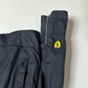 Ferrari black windbreaker style puma zip up car jacket size small nylon cars thumbnail 3