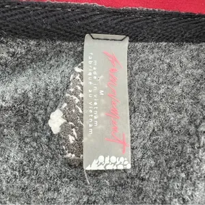 Free People FP Movement Hoodie Women's M Gray Red‎ Long Sleeve Jacket thumbnail 5