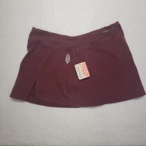 Free People Movement Hot Shot Mini Skort in Clove size L NWT thumbnail 4