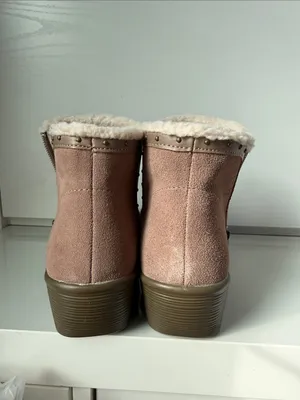 Skechers Women's Dusty Rose Slip-On Winter Ankle Boots - 7W thumbnail 3