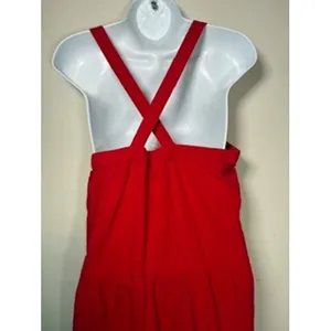 Universal Thread Midi Dress M Red‎ Tiered Cotton Crossback Sun Dress Cottagecore thumbnail 6