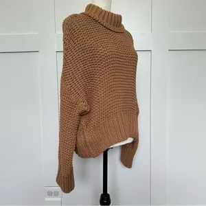 Free People My Only Sunshine Chunky Knit Sweater Large thumbnail 5