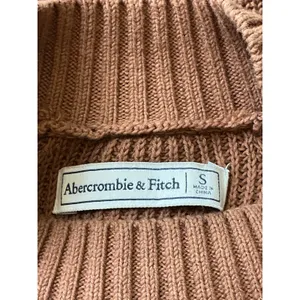 Abercrombie & Fitch Brown Cold Shoulder Mock Neck Ribbed Sweater Dress Small thumbnail 6