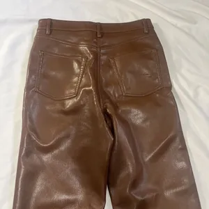 Wilfred The Melina High-Waisted Vegan Leather Pants In Cognac Brown Size 4 thumbnail 12