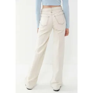 Urban Outfitters BDG Off White‎ Stovepipe High Rise Wide Leg Jeans 27 thumbnail 2