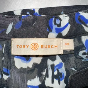 Tory‎ Burch Puff Sleeve Handkerchief Floral Tunic Asymmetric Midi Dress Small thumbnail 8