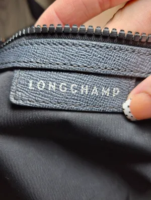 Longchamp Black Nylon Shoulder Bag Adjustable Crossbody Purse thumbnail 5