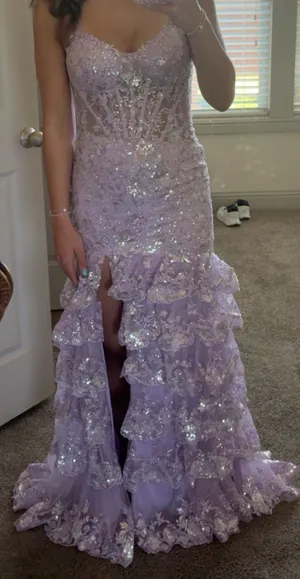 PURPLE SIZE 2 Prom dress thumbnail 2