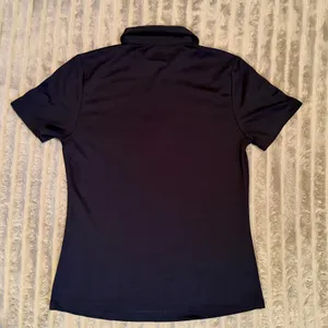 PGA Tour Womens Airflux Polo Navy Blue‎ Quarter Zip Short Sleeve Golf Top XS thumbnail 6