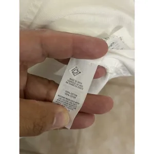 Aerie woman's white thick cotton relaxed button up shirt costal clean thumbnail 3