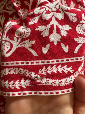 Talbots Red and White Floral Tunic Top thumbnail 6