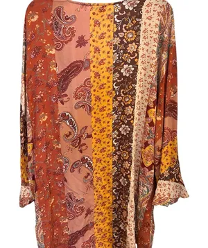Daytrip Multicolor Paisley Kimono thumbnail 1