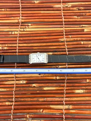 Coldwater Creek Silver Rectangular Watch with Black Strap Needs Battery thumbnail 9