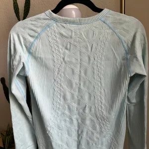 Lululemon Blue Longsleeve Rest Less Shirt thumbnail 8