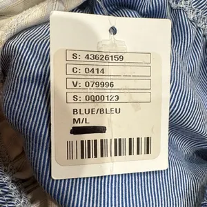 NEW Urban Outfitters Blue Flutter Top Women’s Medium/Large thumbnail 3
