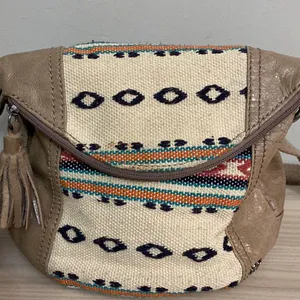 The Sak Deena Tan embroidered design flap crossbody bag thumbnail 2