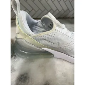 Nike Air Max 270 GS White Iridescent Youth 6Y Women 7.5 Sneakers 943345-103 thumbnail 6