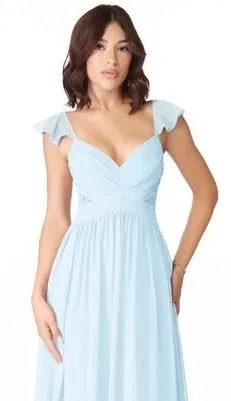 Azazie Bridesmaid Dress Sky Blue thumbnail 1