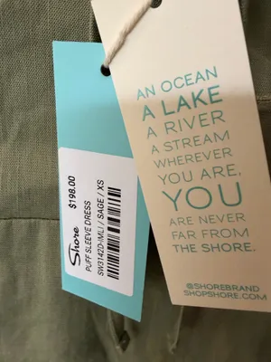 Shore Brand olive green milkmaid maxi dress thumbnail 4