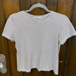 ZARA Stripped T-shirt Women’s Small thumbnail 1