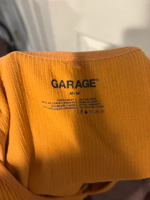 Garage cropped tank orange  thumbnail 3