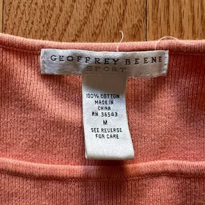 Vintage Geoffrey Beene Pink Striped Cotton 3/4 Sleeve Sweater Pastel Size M thumbnail 2