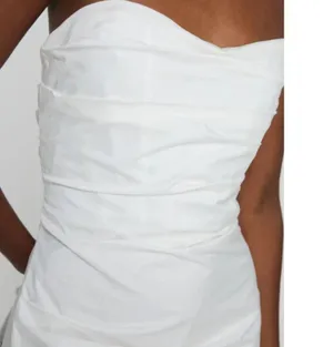 Princess Polly Bradwell Strapless White Mini Dress New! thumbnail 6
