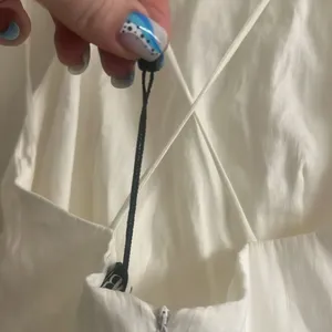 ✨Zara Draped Linen White Sz XS Dress✨ thumbnail 12