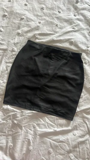 Mini leather skirt Black thumbnail 2
