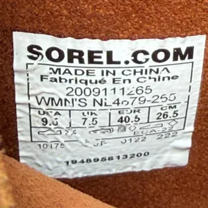 SOREL Hi Line Lace Boots Womens 9.5 Brown Leather Gorpcore Rugged Streetwear thumbnail 5