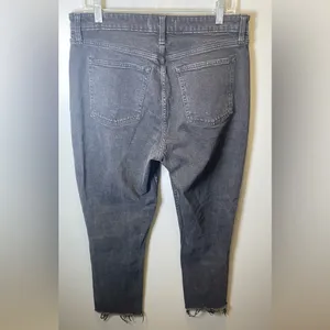 Abercrombie & Fitch‎ Women's The Skinny High Rise Black Jeans Size 12 Long thumbnail 2