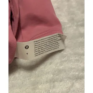 Lululemon Nulu Front-Darting Yoga Bra B/C Cup Pink Blossom Sz 6 thumbnail 6