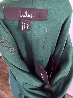 NWT Lulus Head to Cocktail Hour Emerald Green Halter Neck Maxi Dress Size XS thumbnail 7