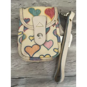 Dooney Bourke Vintage Mini Phone Pouch Flap Wristlet Wallet thumbnail 7