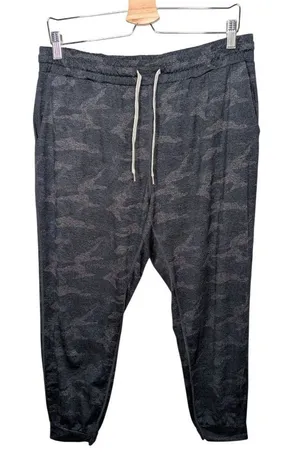 Vuori Camo Gray Performance Joggers Size Small Pull On Activewear thumbnail 1