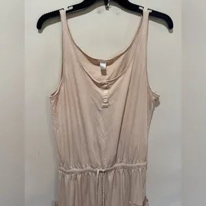 Eberjey Brie Cargo Sleeveless Jumpsuit in Antique Rose Sz‎ M thumbnail 4