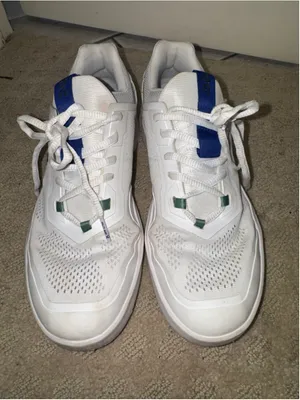 Women's On Running The Roger Sneakers Size 9.5 White Blue thumbnail 1