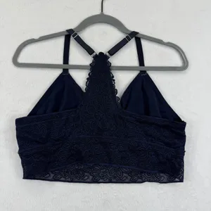 Aerie Lace Racerback Bralette Bra Navy Blue Women's‎ Size XL Extra Large thumbnail 3