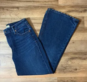 Maurices 90s Flare High Rise Curvy Jeans 10 Short thumbnail 1