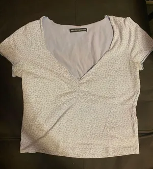 Brandy Melville Blue  Floral Top thumbnail 2