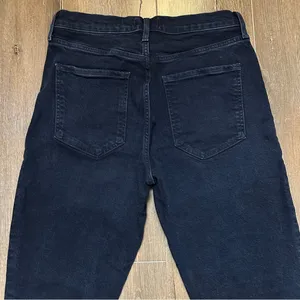 AGOLDE Riley Long Jean in Compilation Distressed Black Straight Jeans Size 29 thumbnail 8