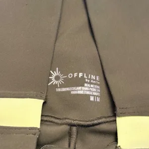 OFFLINE by Aerie Leggings Women Medium Olive Green High Rise Real Me Xtra 7/8 thumbnail 7