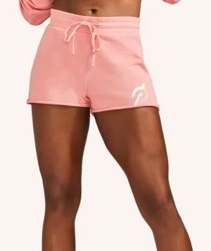 Peloton Unwind‎ French Terry Pink Lounge Shorts Size Small thumbnail 1