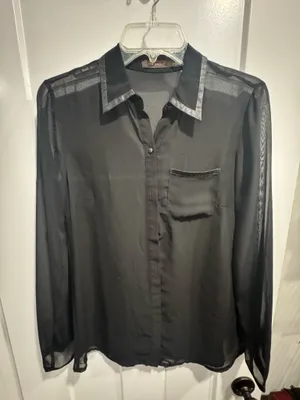 The Limited Sheer Top Black thumbnail 1