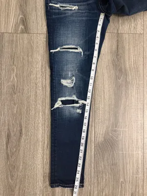Buckle Black Indigo Wash Distressed Jeans  thumbnail 8