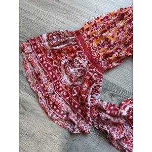 Free People Lorriane Tiered Kimono with Bonus Tank Small Boho Hippie Flowy NWOT thumbnail 6