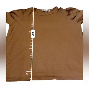 Anthropologie Dolan Textured Knit Top Women’s Size Large‎ Long Sleeve Rust thumbnail 6